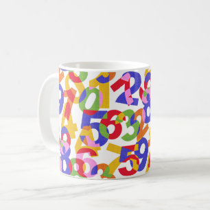 Blanda färg-nummer kaffemugg