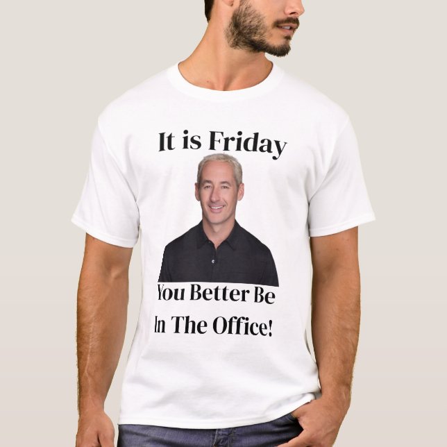 Blanda Fredag Kontor T-shirt (Framsida)