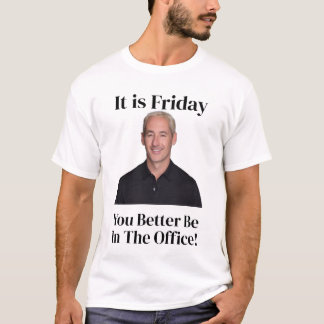 Blanda fredag kontors T-shirt