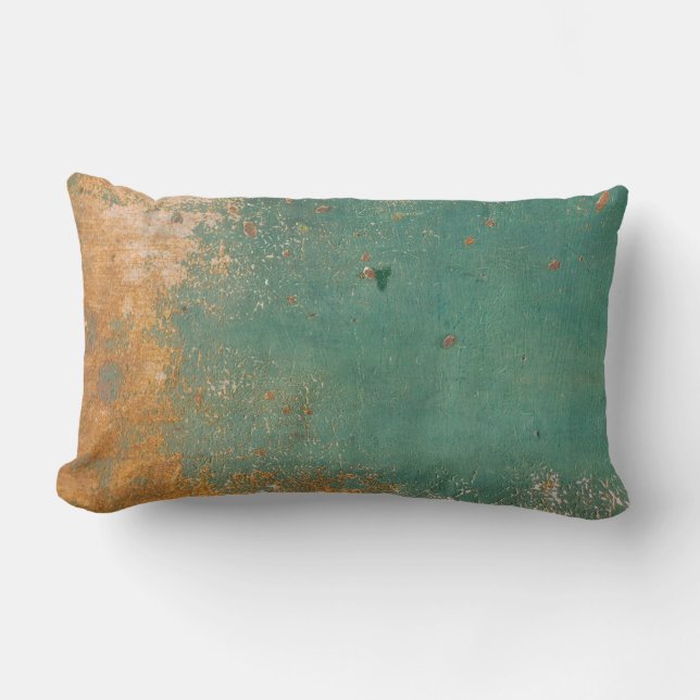 Blanda gult och Grönt Lumbarkudde (Framsida)