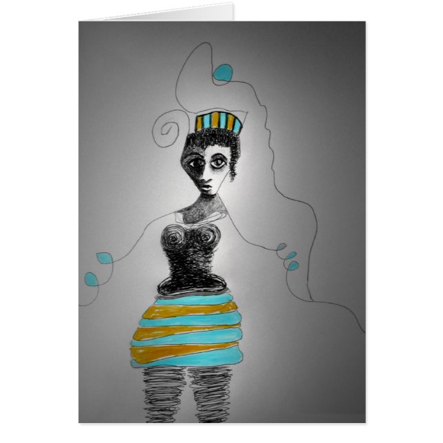 Blanda in hälsningskort (Framsidan)