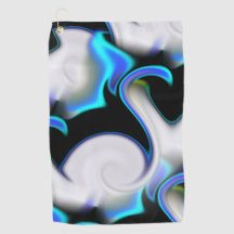 Blanda jämna med blå neon kurvor över skugga