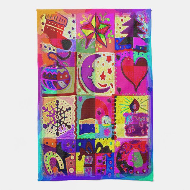 Blanda Juldekorationer Kökshandduk (Vertikal)