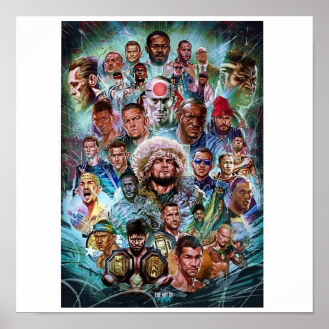 Blanda Martial Art-coola Poster (Framsidan)