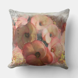 Blanda media för persikoflänsar kudde