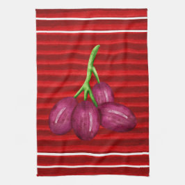 Blanda och matcha kökshanddukar i Medelhavet