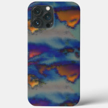 Blanda orange och blå nedfläckad med tom effekt