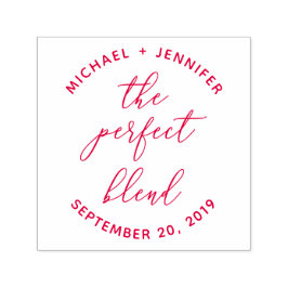 Blanda Perfekter | Anpassningsbar Red Bröllop Call Självfärgande Stämpel