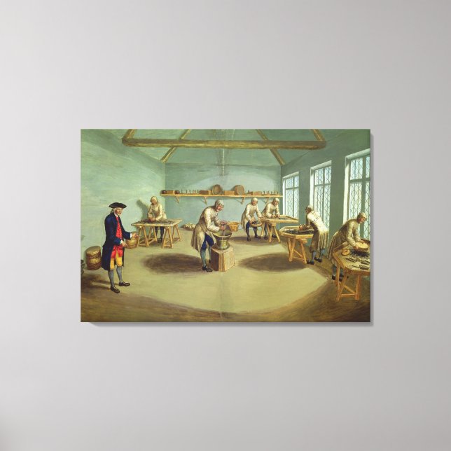 Blanda pulvret canvastryck (Framsida)