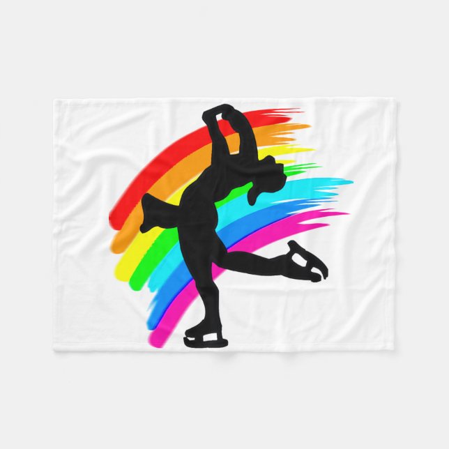 BLÄNDA SKATER FLEECEFILT (Framsidan (Horisontell))