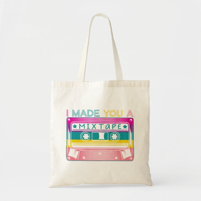 Blanda Tape Retro 80s Nostalgia Old school Music Tygkasse (Framsidan)