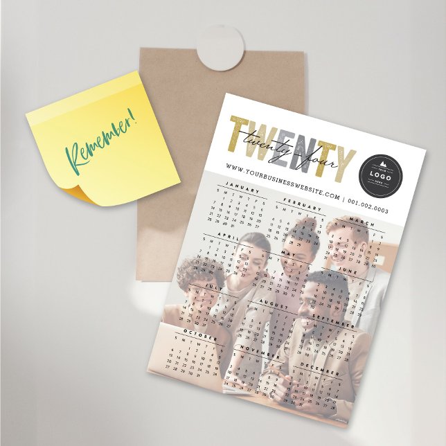 Blanda typografi 2025-kalenderfotomagnetiskt kort (Skapare uppladdad)