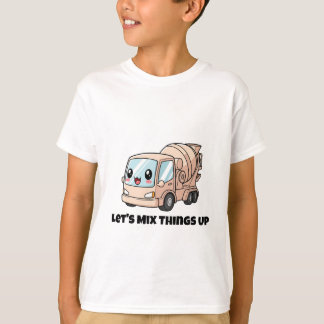 Blanda upp Sak - Cement Mixer Lastbil design T Shirt