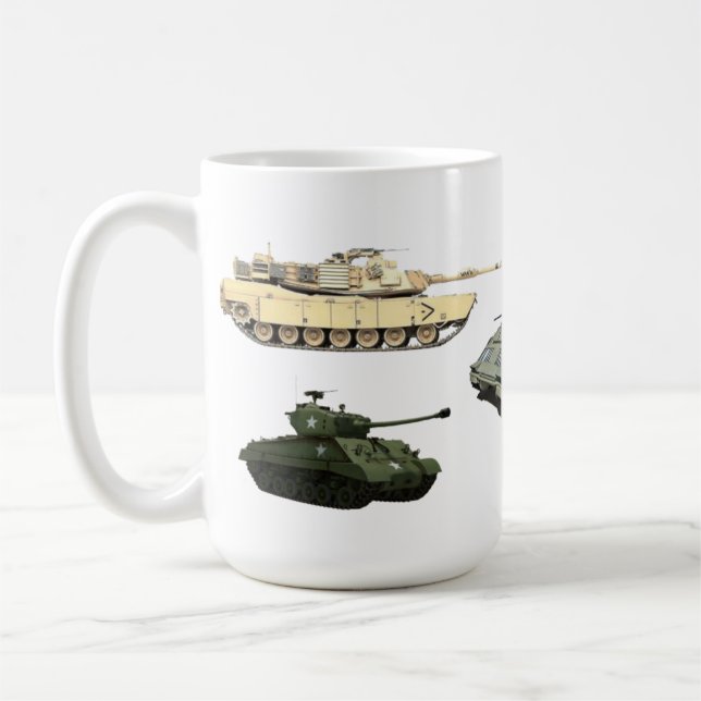 Blandad Armortankfartygmugg Kaffemugg (Vänster)