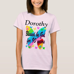 BLANDAD AV GOD 90:E BIRTHDAY PERSONLIG TSHIRT T SHIRT