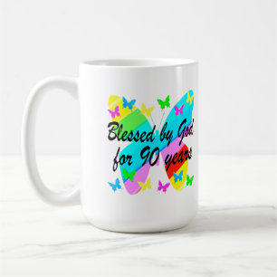 BLANDAD AV GOD I 90 ÅR KAFFEMUGG