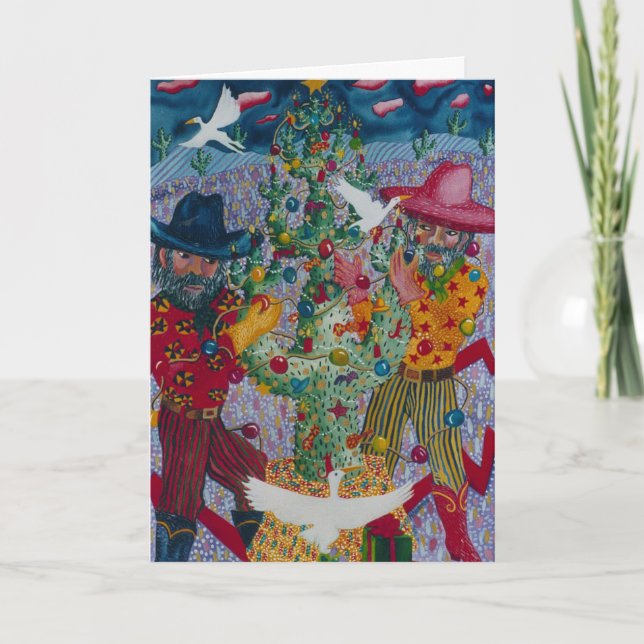 BLÄNDAD BANDIDOS-JULKORT HELGKORT (Framsida)