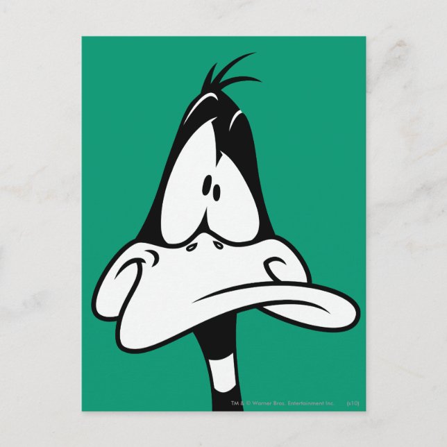 Blandad DAFFY ANKA™ Ansikte Vykort (Framsida)