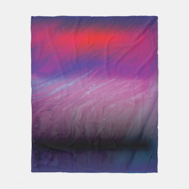 Blandad Färg 4 Fleecefilt (Framsidan)