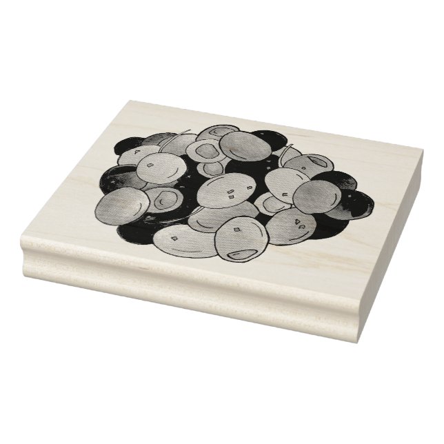 Blandad fisk i Medelhavet, grekisk mat Kalamata Stämpel (Stämpel)