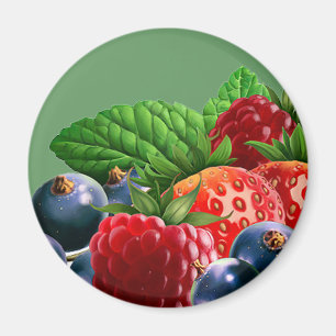 Blandad frukt magnet