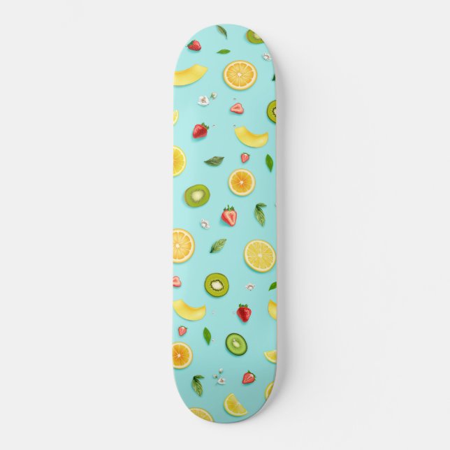 Blandad frukt mini skateboard bräda 18,5 cm (Framsida)