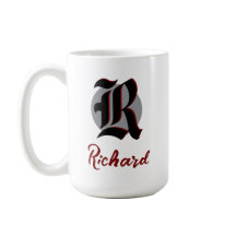 Blandad Golf Pappa Vintage Gotisk Monogram Namn