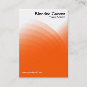 Blandad Kurvor - Orange Visitkort