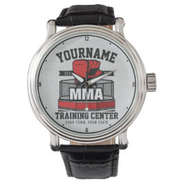 Blandad martialkonst ADD NAMN MMA Fight Training Armbandsur