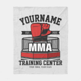 Blandad martialkonst ADD NAMN MMA Fight Training Fleecefilt