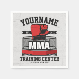 Blandad martialkonst ADD NAMN MMA Fight Training Pappersservett