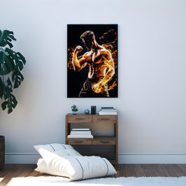 Blandad martialkonst Fighter Poster