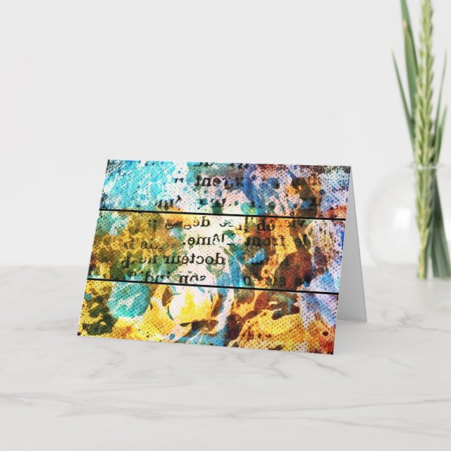 Blandad media och digital uppspelning, födelsedag kort (Framsida)