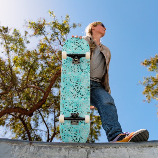 Blandad Media Tusensköns Konst  Mini Skateboard Bräda 18,5 Cm (Utomhus 1)