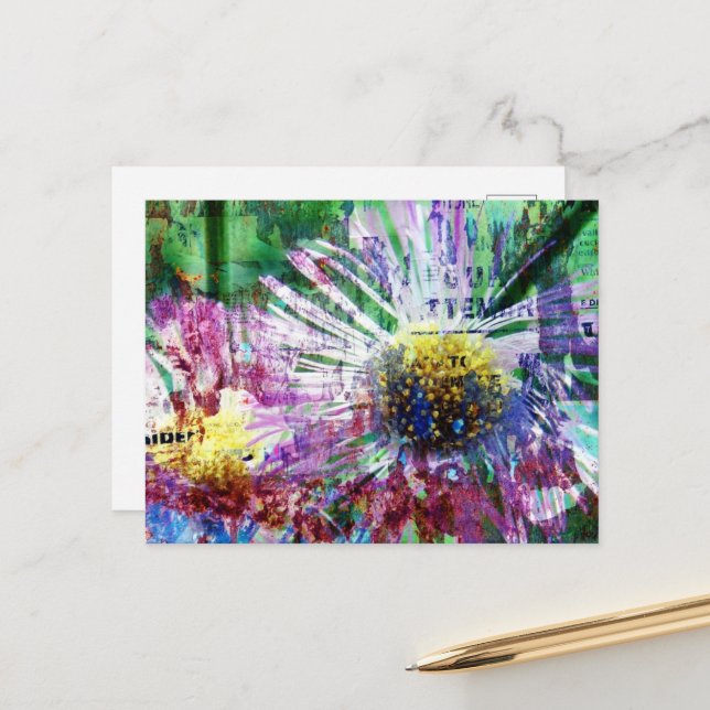 Blandad mediefunktion vykort (Fram/Back In Situ)