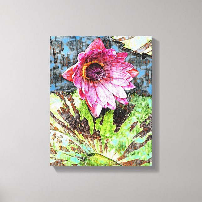 Blandad mediemangens väggkonst canvastryck (Framsida)