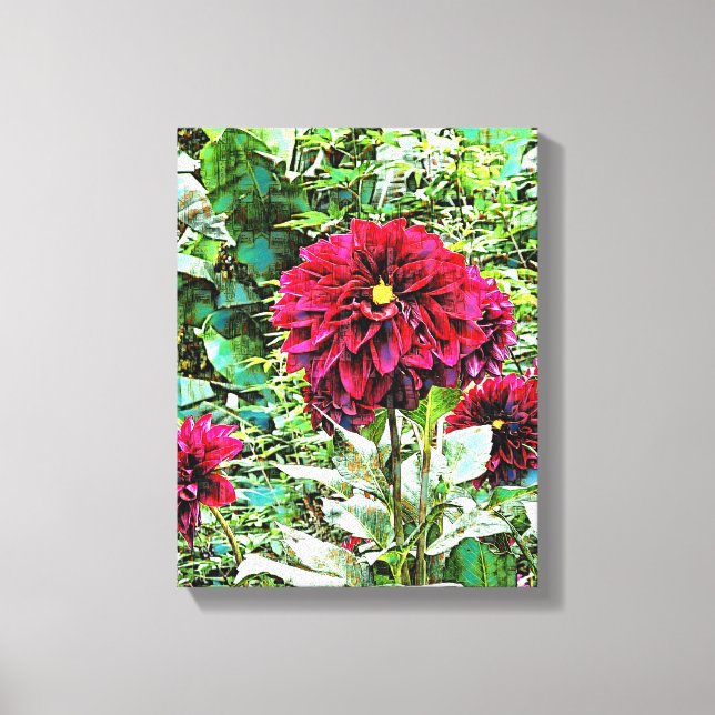 Blandad mediemangens väggkonst canvastryck (Framsida)