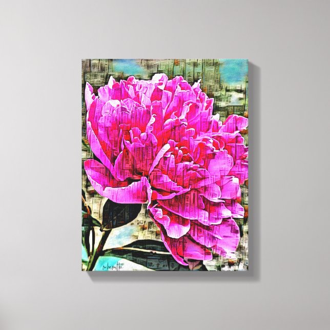 Blandad mediemangens väggkonst canvastryck (Framsida)