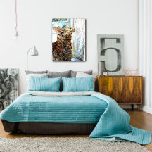 Blandad mediemangens väggkonst