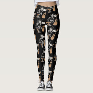 Blandad Music Robot Leggings