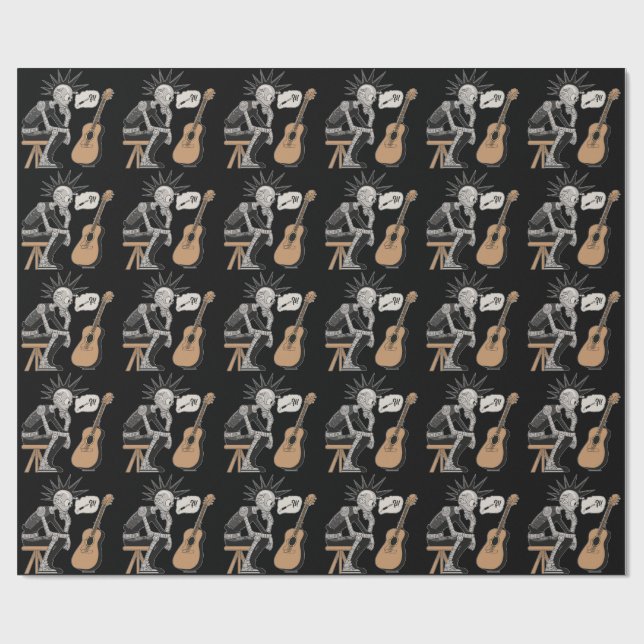 Blandad Music Robot Presentpapper (Platt)