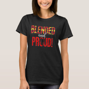 Blandad och stolt medborgare halv makedonsk halv t shirt