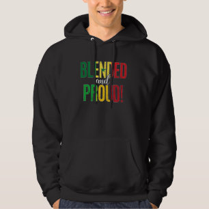 Blandad och stolt medborgare, halverad senegalesis hoodie