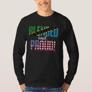 Blandad och stolt medborgare i hälften av Tanzania T Shirt