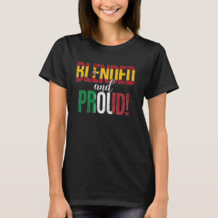 Blandad och stolt nationalitet halv spansk halv sp t shirt