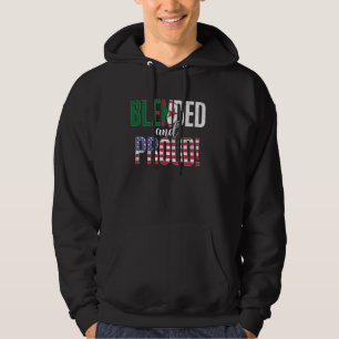 Blandad och stolt nationalitet halv tunisisk halv hoodie