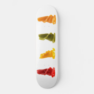 Blandad pasta med konstig mini skateboard bräda 18,5 cm