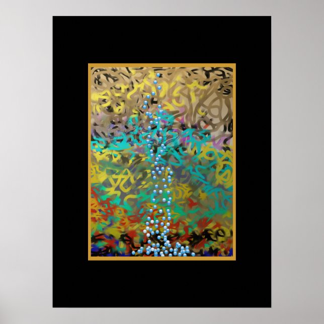 Blandad pastafil Abstract Design Poster (Framsidan)