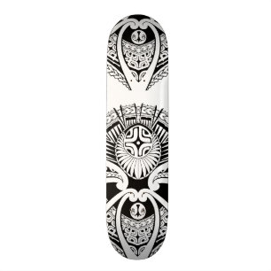 Blandad Polynesian och Maori tatueringkonst Skateboard Bräda 21,5 Cm