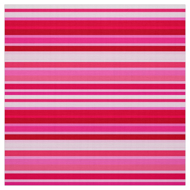 Blandad Rand, Fuchsia, Maron och Rosa  Tyg (Provkarta)